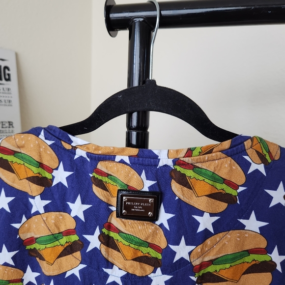 Philipp Plein 99 Cent Dreams American Hamburger Tshirt - Picture 11 of 11